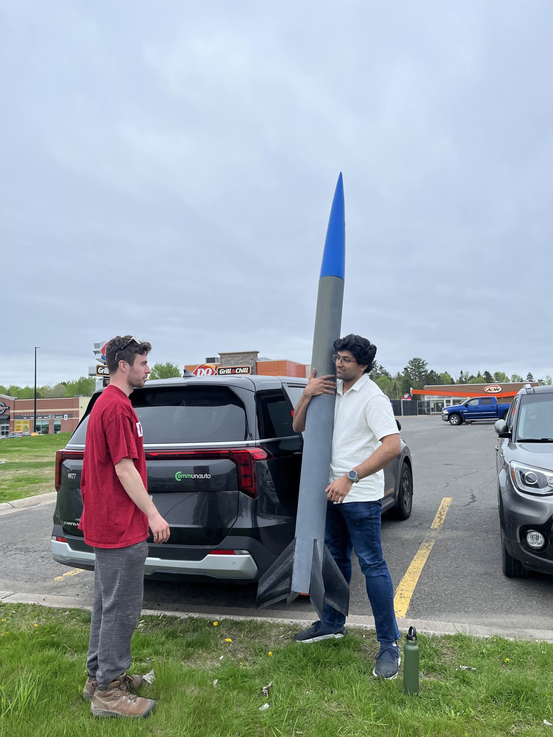 Rocket on the way to MITS
