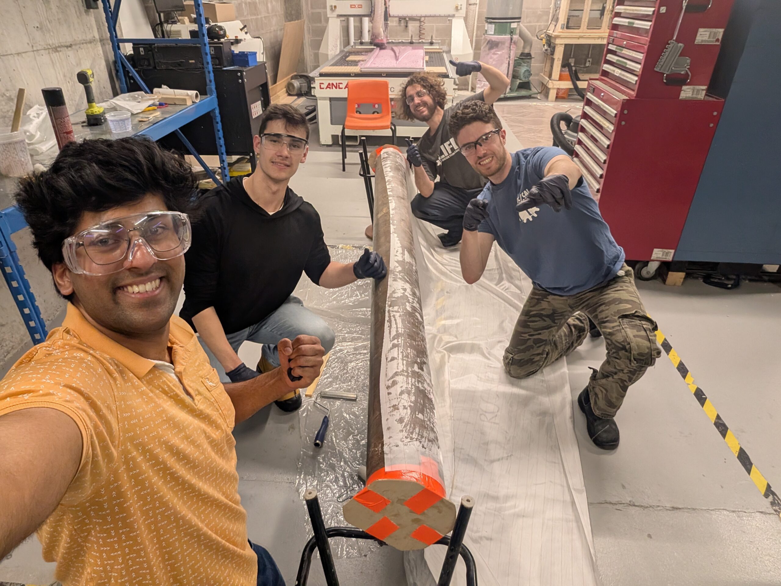 4 guys with rocket base